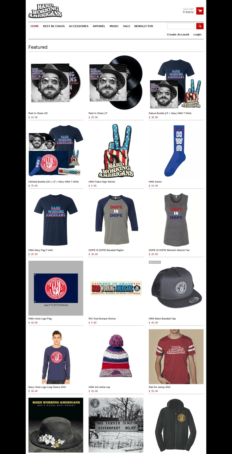 hwastore.com shopify website screenshot