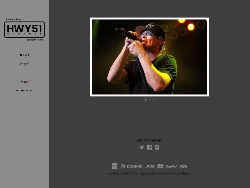 hwy51apparel.com shopify website screenshot