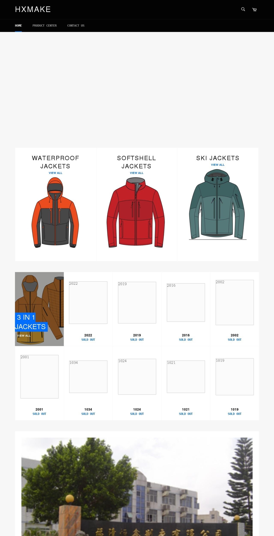 hxmake.com shopify website screenshot