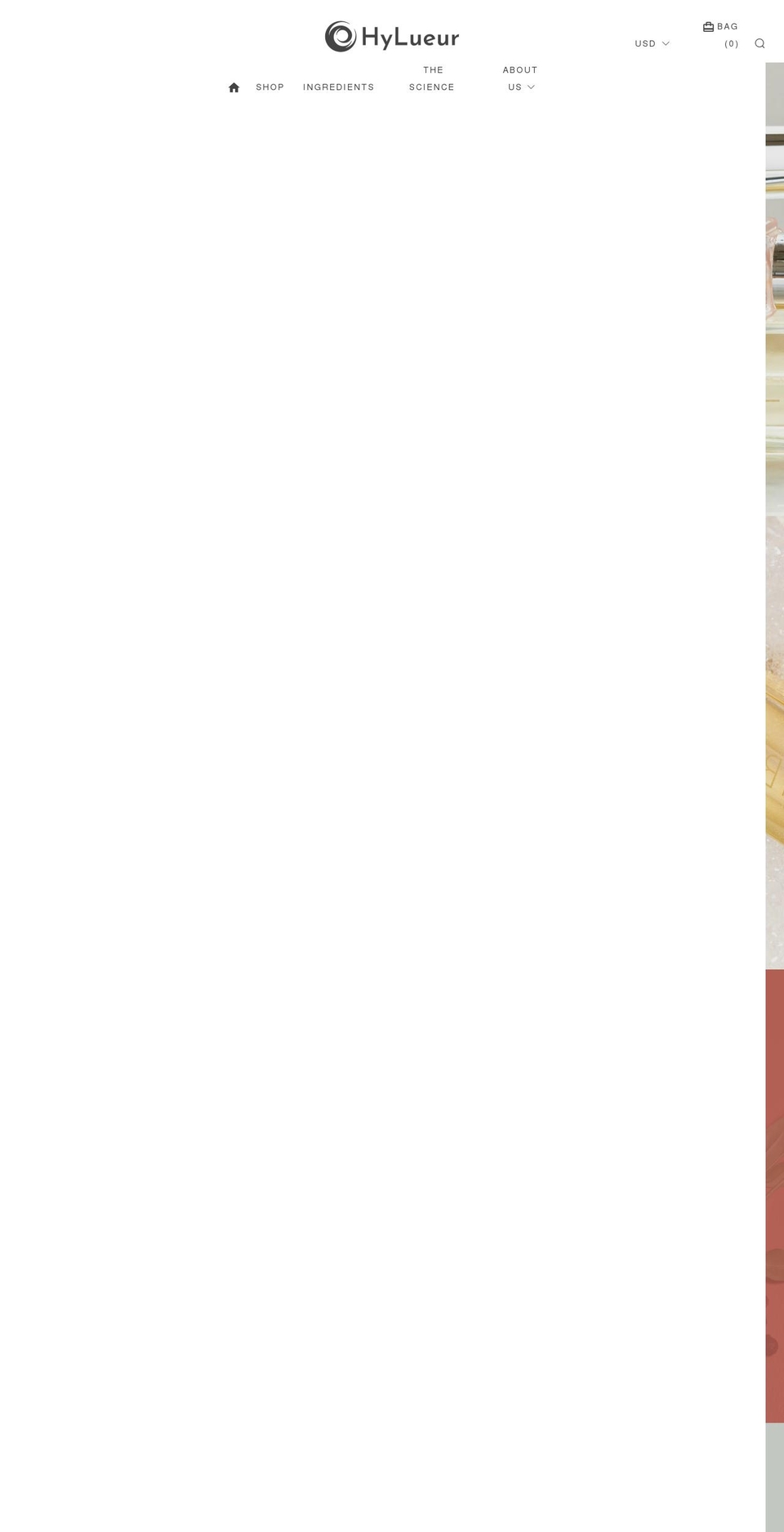 hyaloaibeauty.com shopify website screenshot