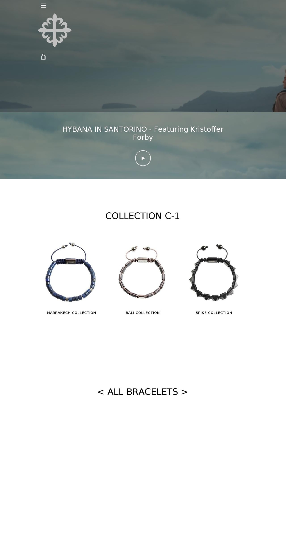 hybana.com shopify website screenshot