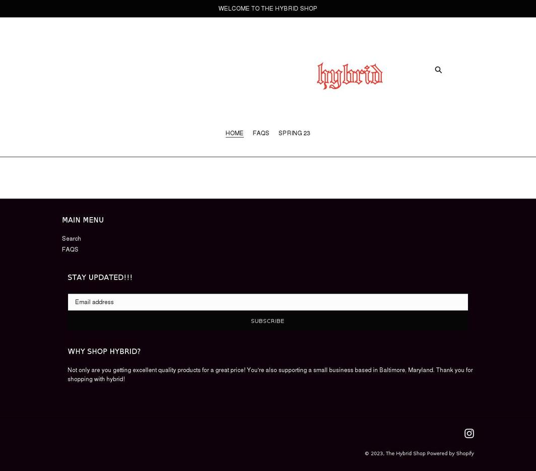 hybridxlashes.com shopify website screenshot