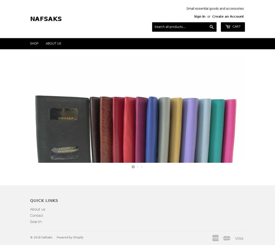 hydeandsac.com — Shopify storefront screenshot