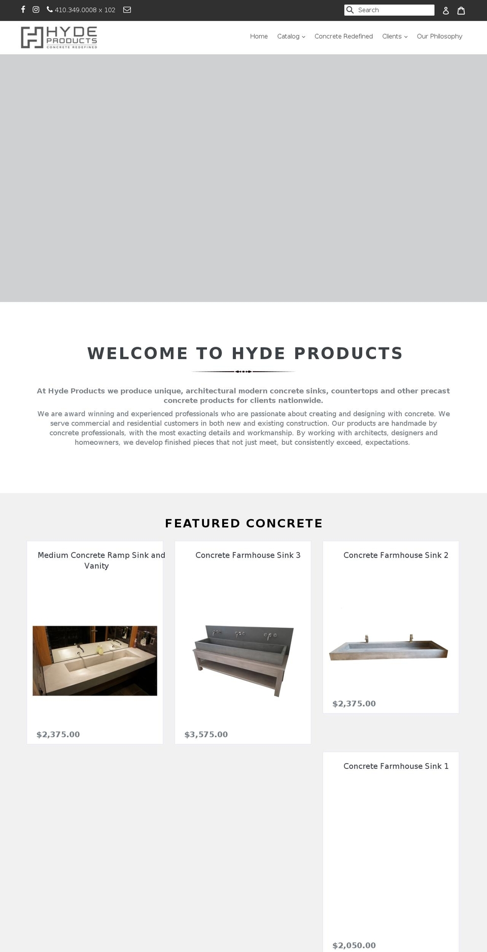 hydeproductsusa.com — Shopify storefront screenshot