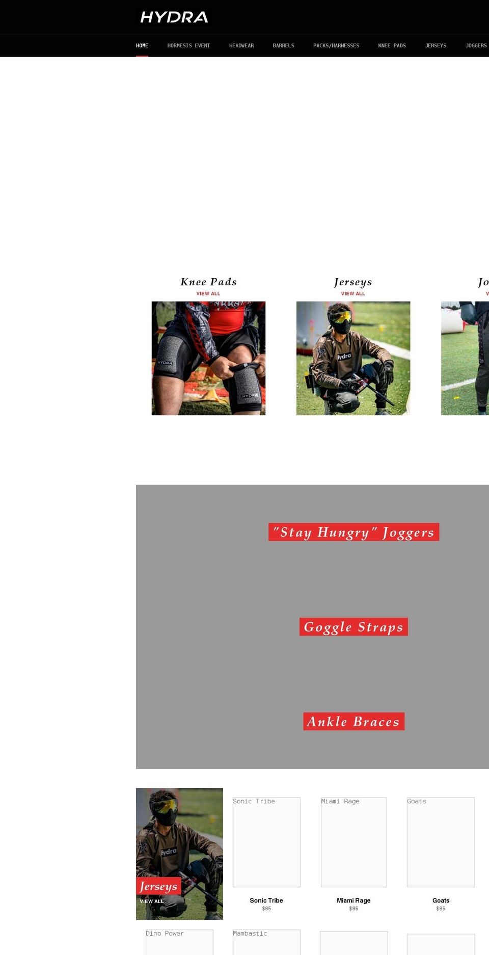 hydra.fit shopify website screenshot