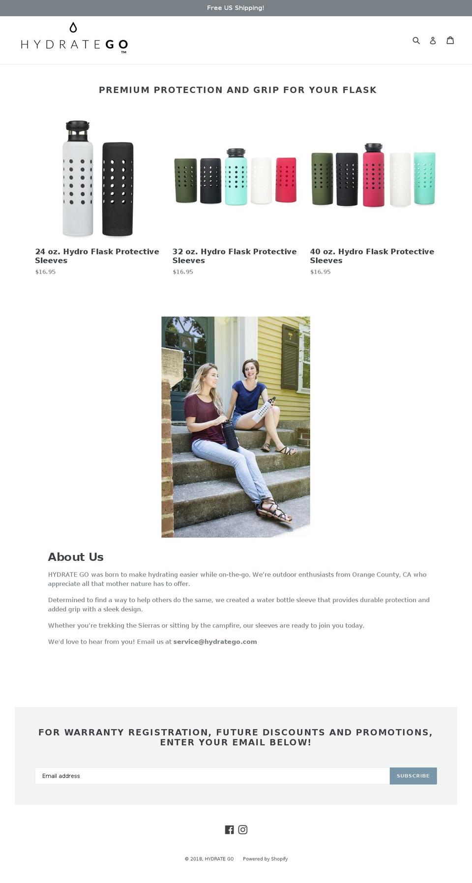 hydratego.com — Shopify storefront screenshot