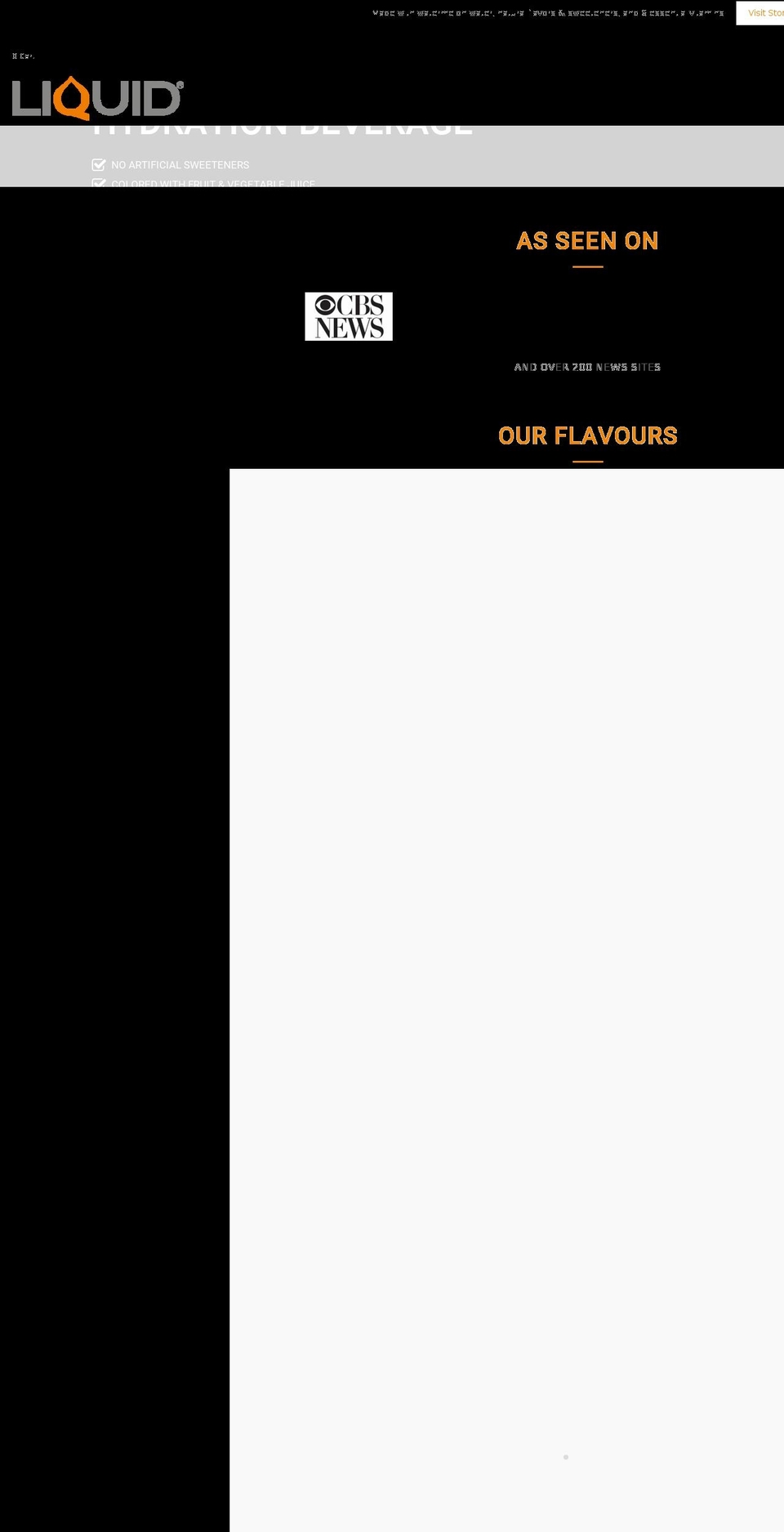 hydratewithliquid.com shopify website screenshot