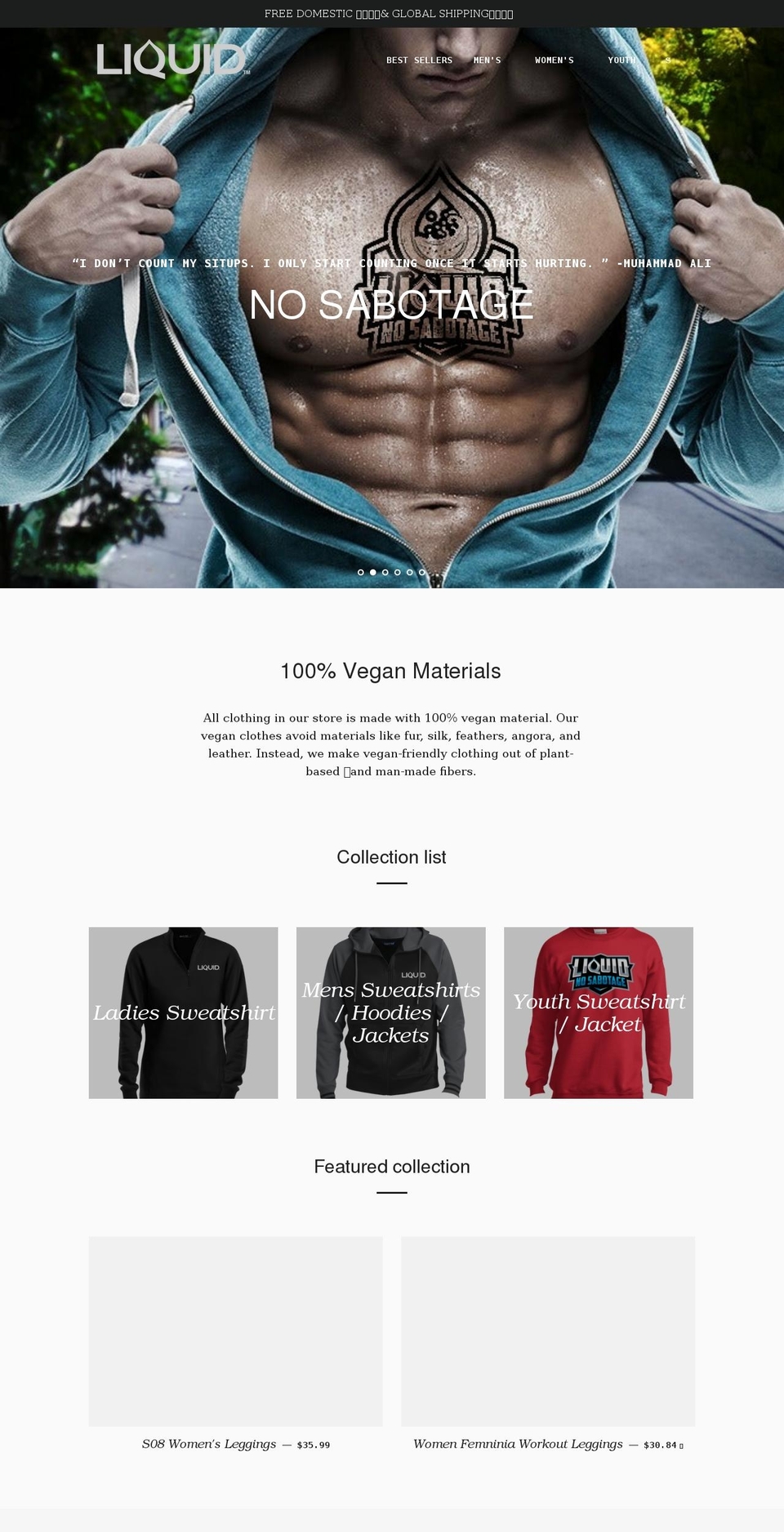 hydratewithliquidgear.com shopify website screenshot
