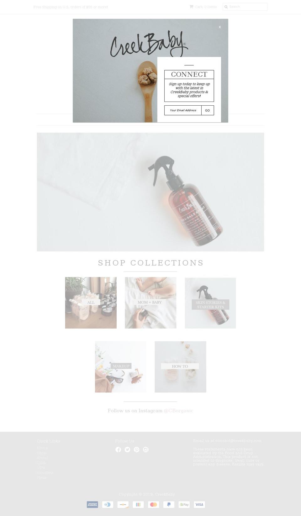 hydrobodysprays.com — Shopify storefront screenshot