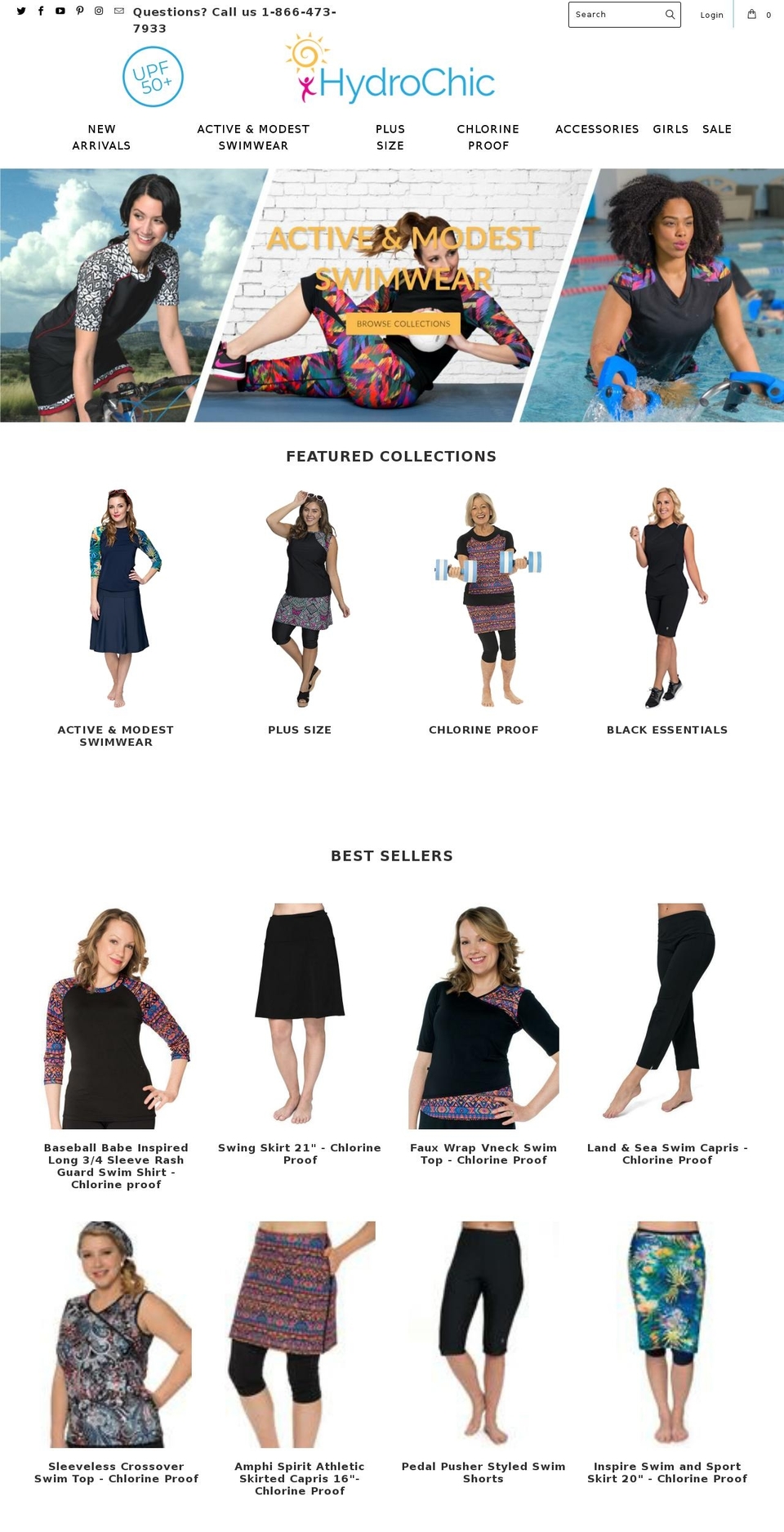 hydrochic.com — Shopify storefront screenshot