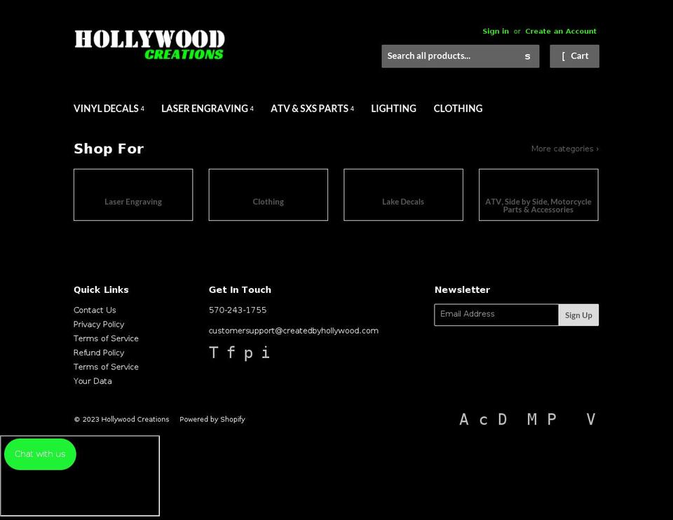 hydrodilly.com — Shopify storefront screenshot