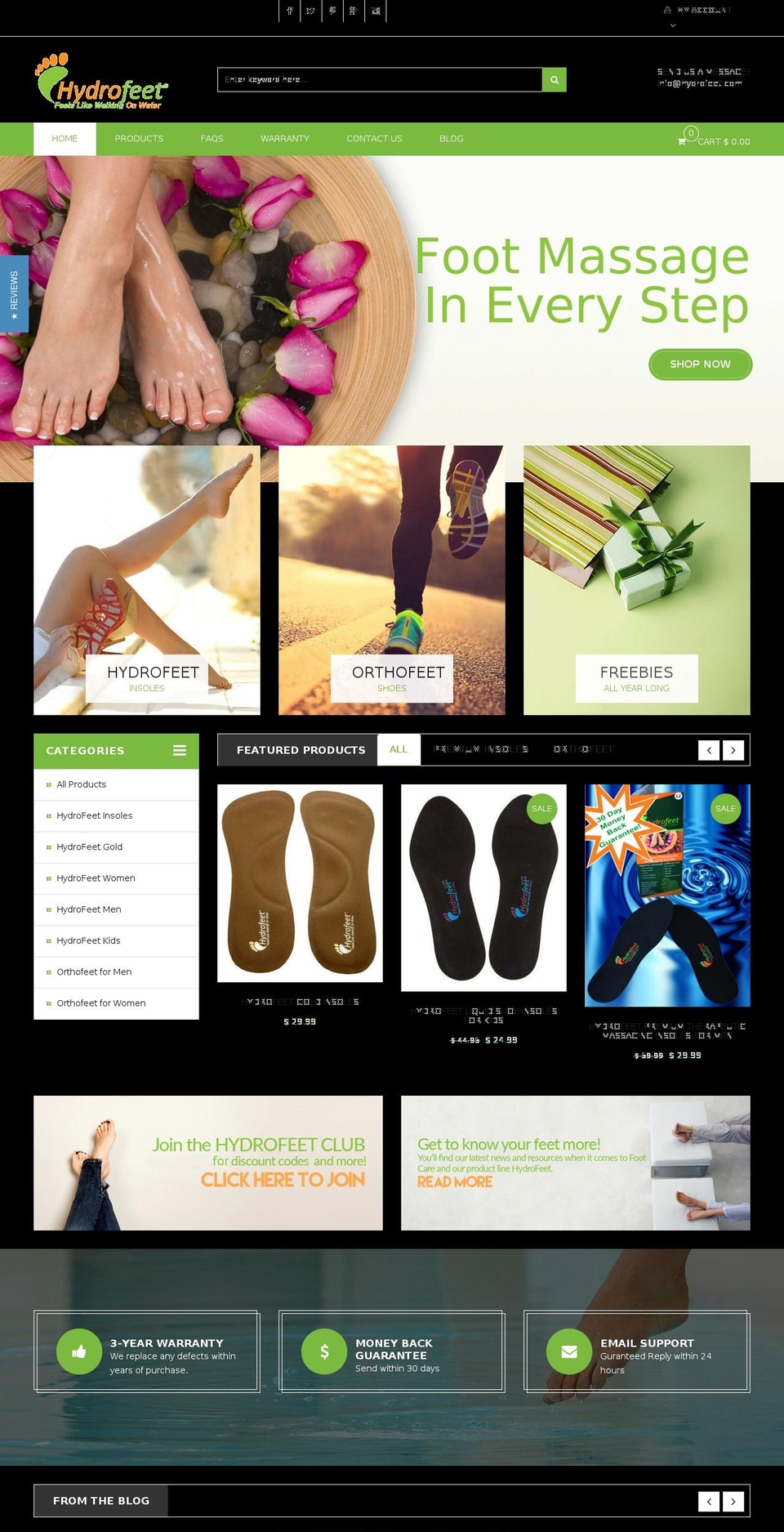 sp-janshop-home1 Shopify theme site example hydrofeetkids.com