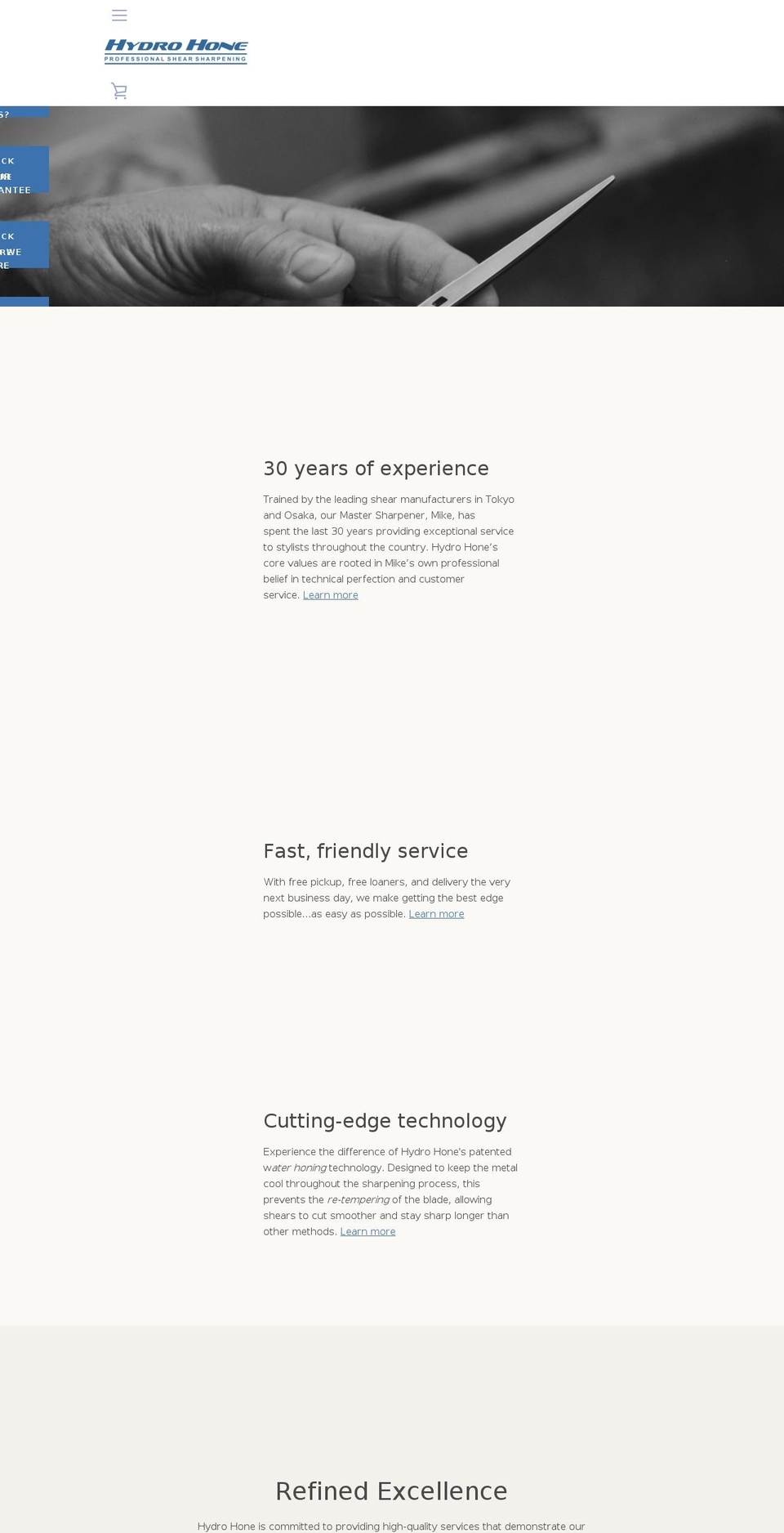 hydrohone.com shopify website screenshot