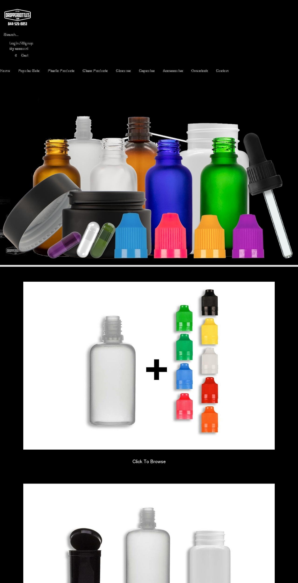 hydropackaging.com — Shopify storefront screenshot