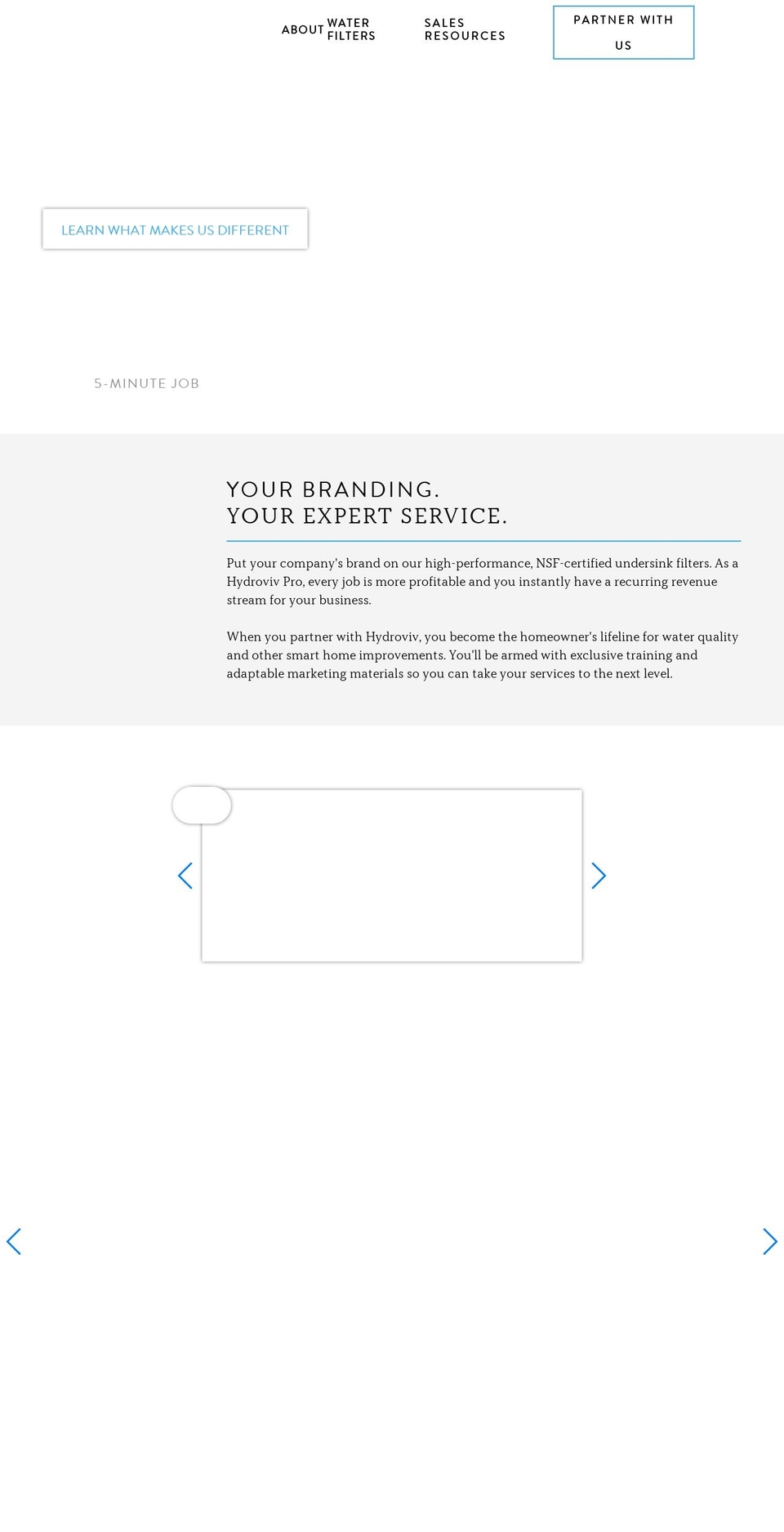 hydrovivpros.com shopify website screenshot