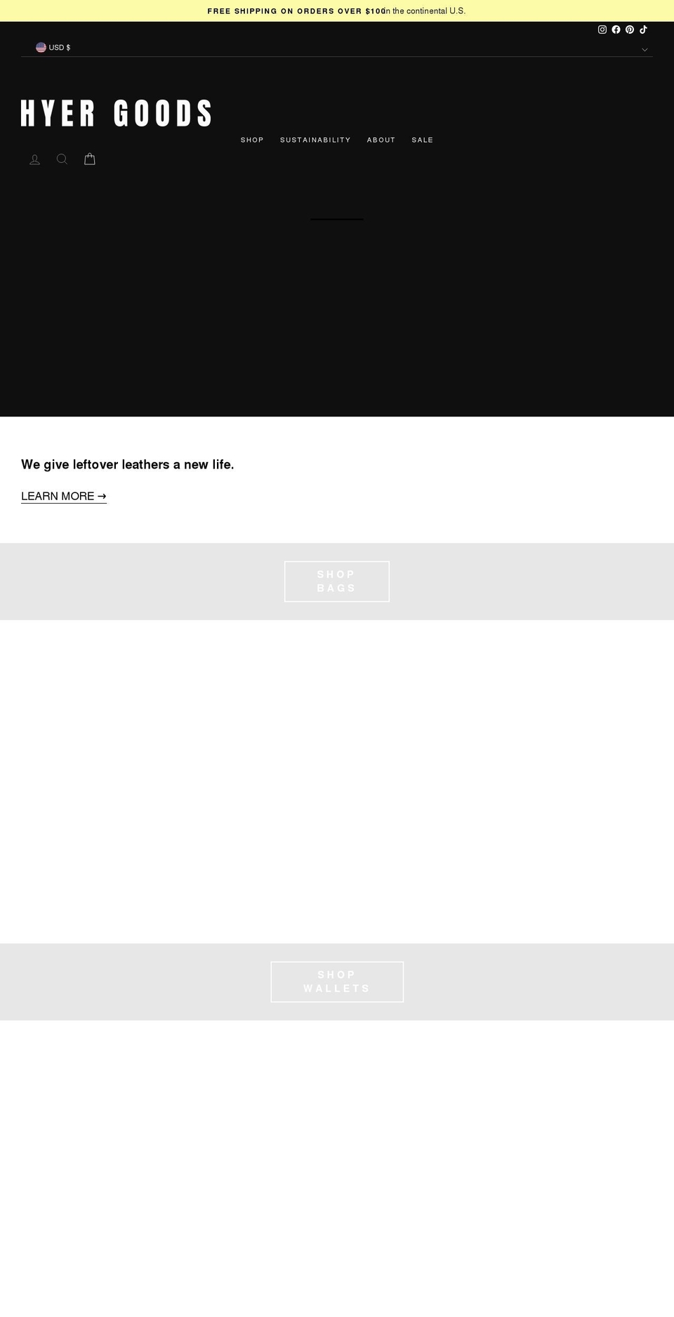 hyergoods.com shopify website screenshot