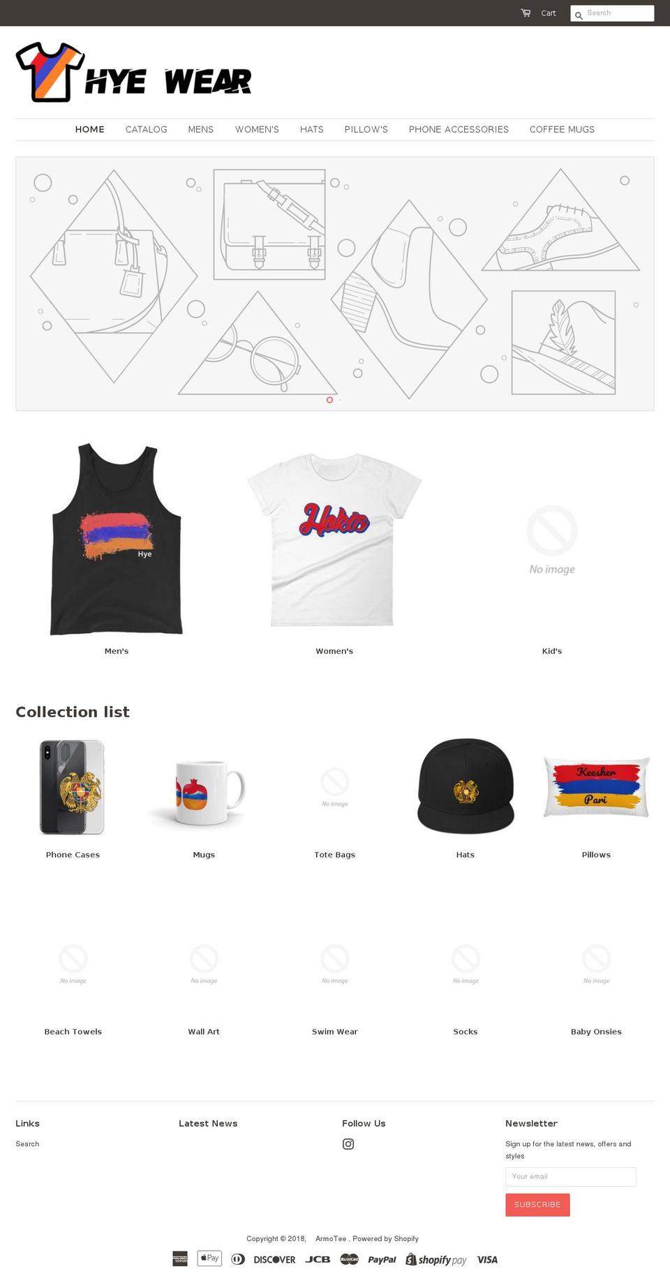 hyewear.com shopify website screenshot
