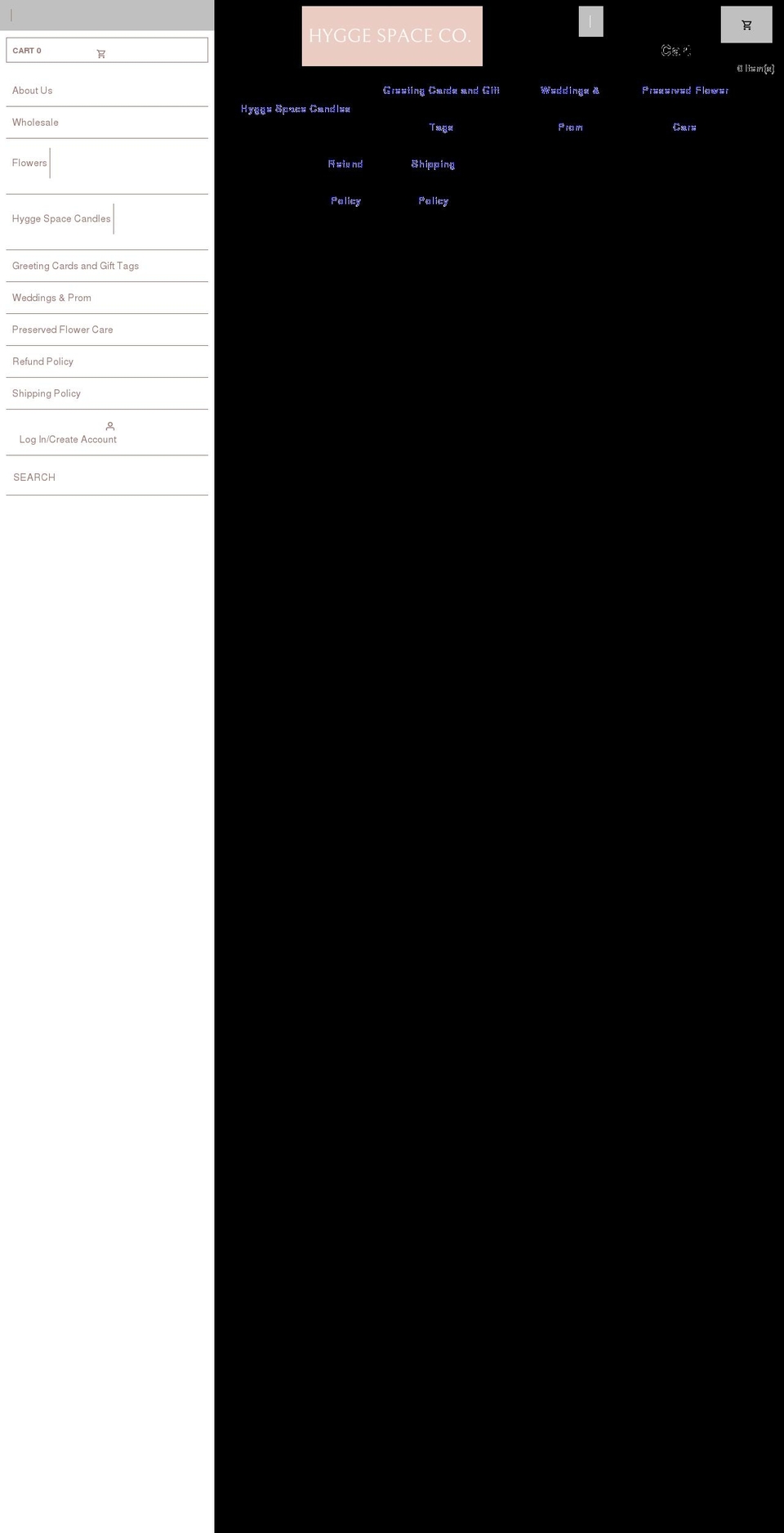 hyggespaceco.com shopify website screenshot