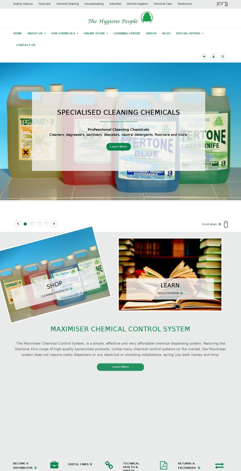 hygienepeople.ie shopify website screenshot