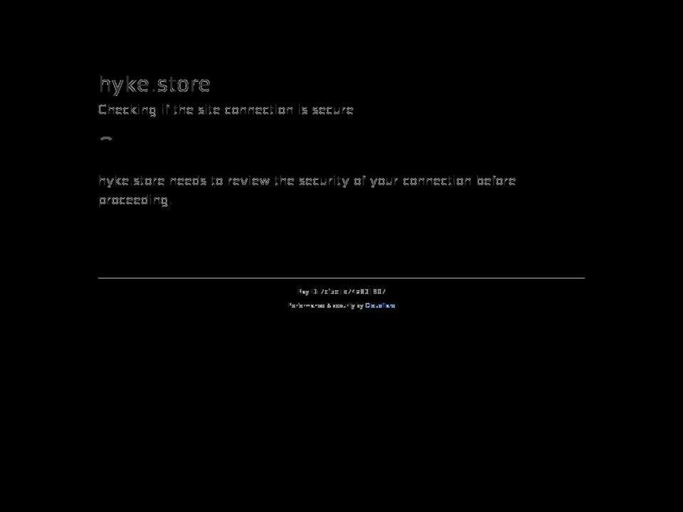 hyke.store shopify website screenshot