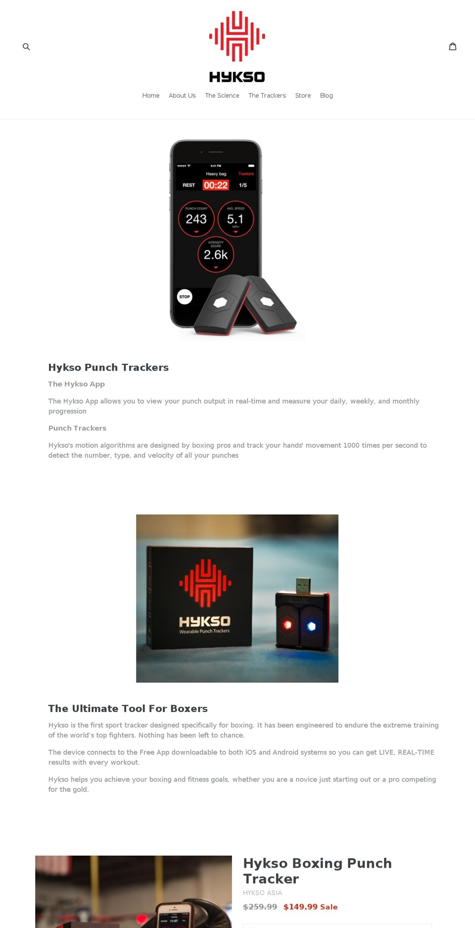 hyksoasia.com — Shopify storefront screenshot