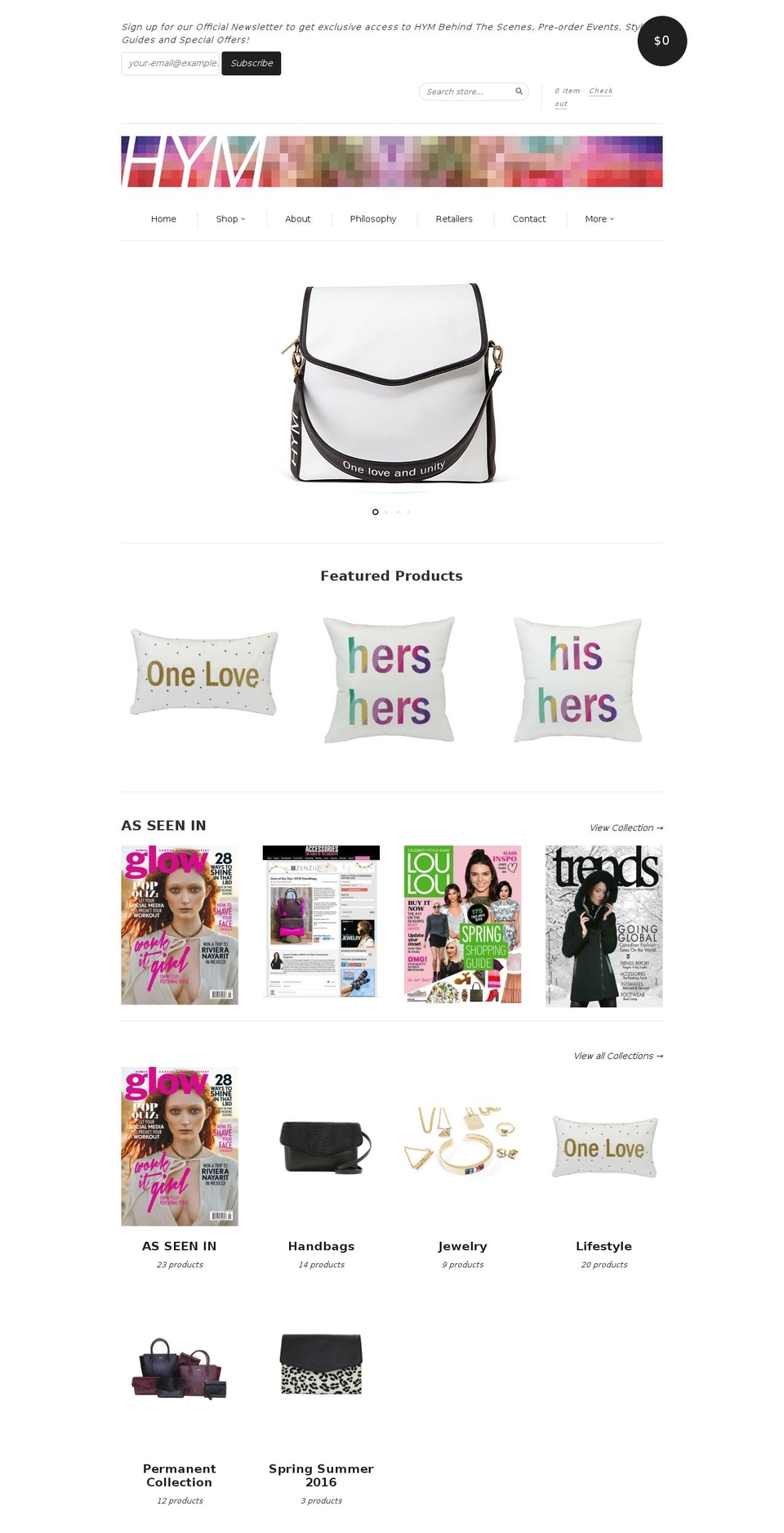 hymonline.com shopify website screenshot