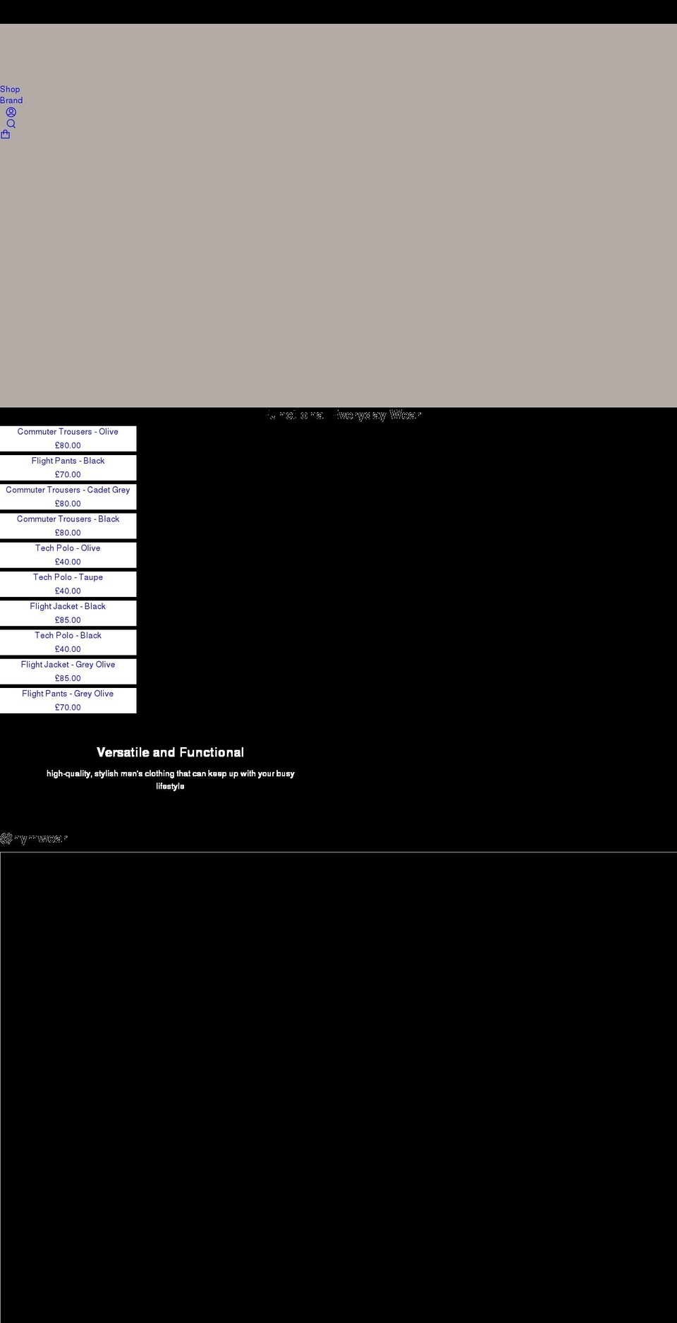 hymwear.com shopify website screenshot