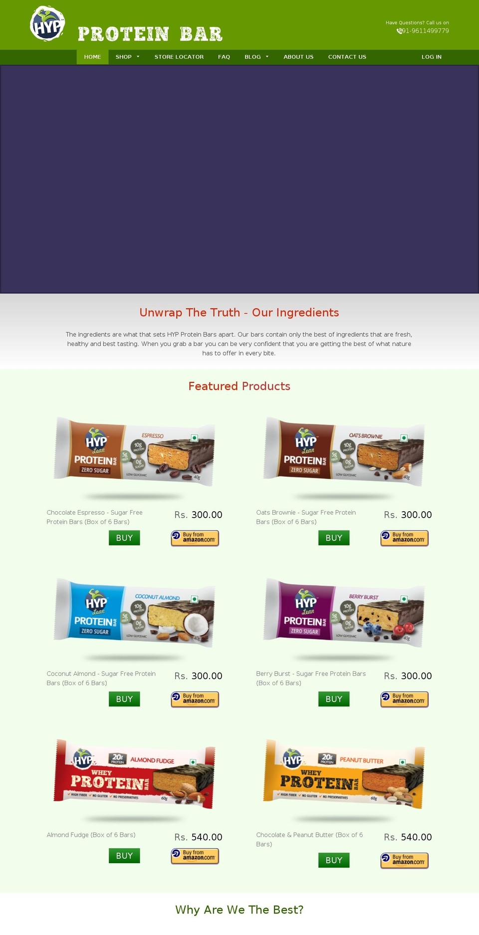 hypbars.com shopify website screenshot