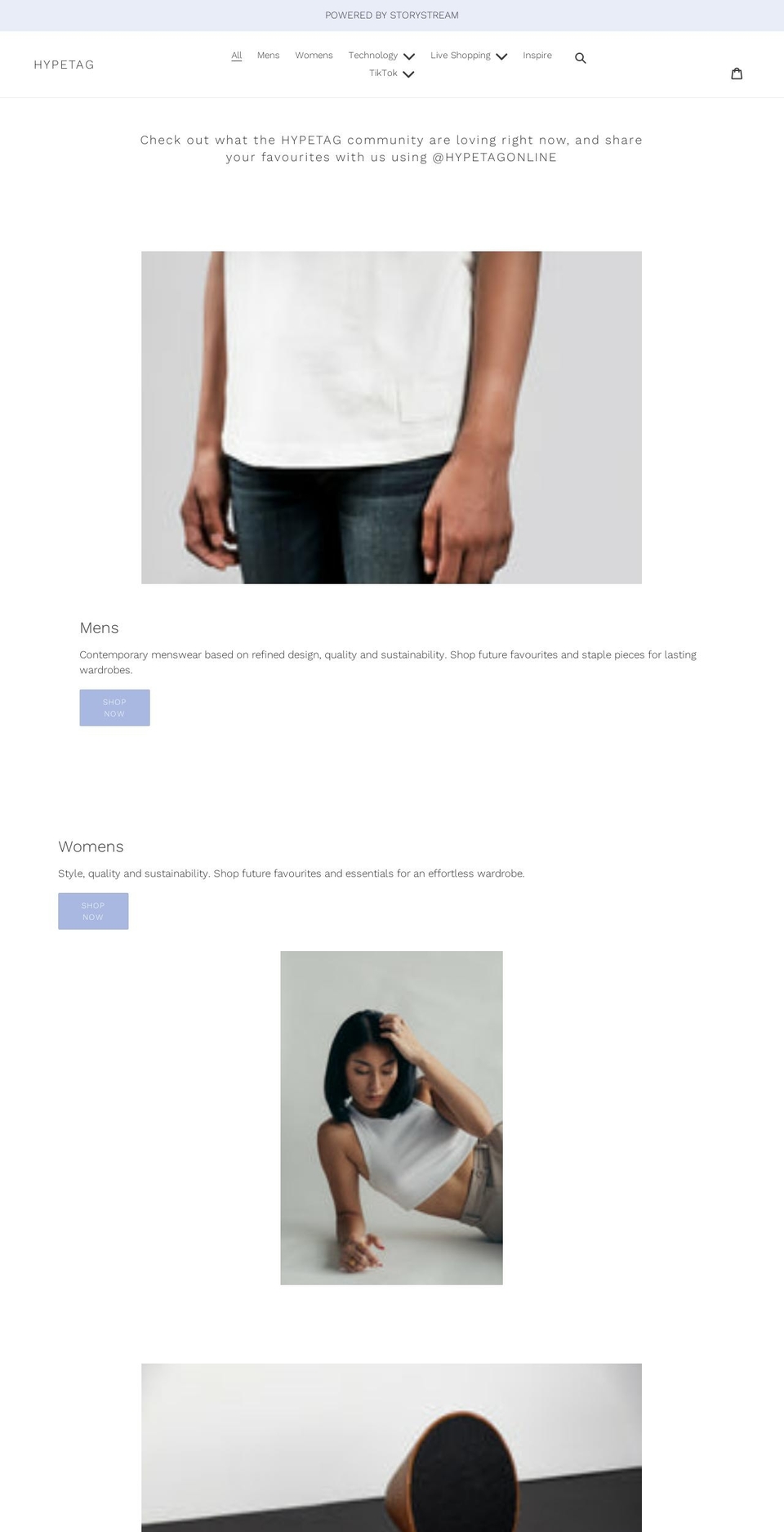 hype-tag.com shopify website screenshot