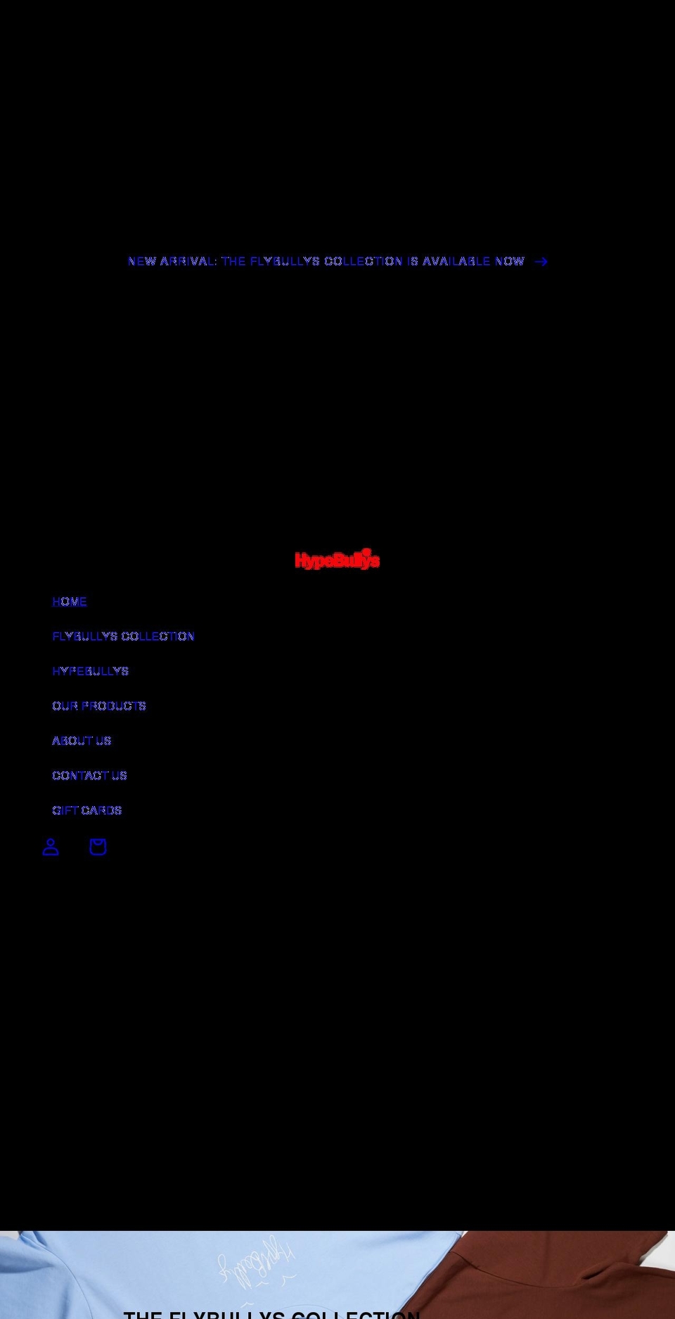 hypebullys.com shopify website screenshot