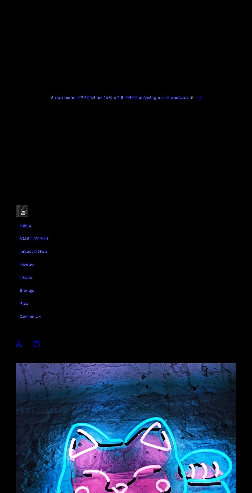 hypemart.co.uk shopify website screenshot