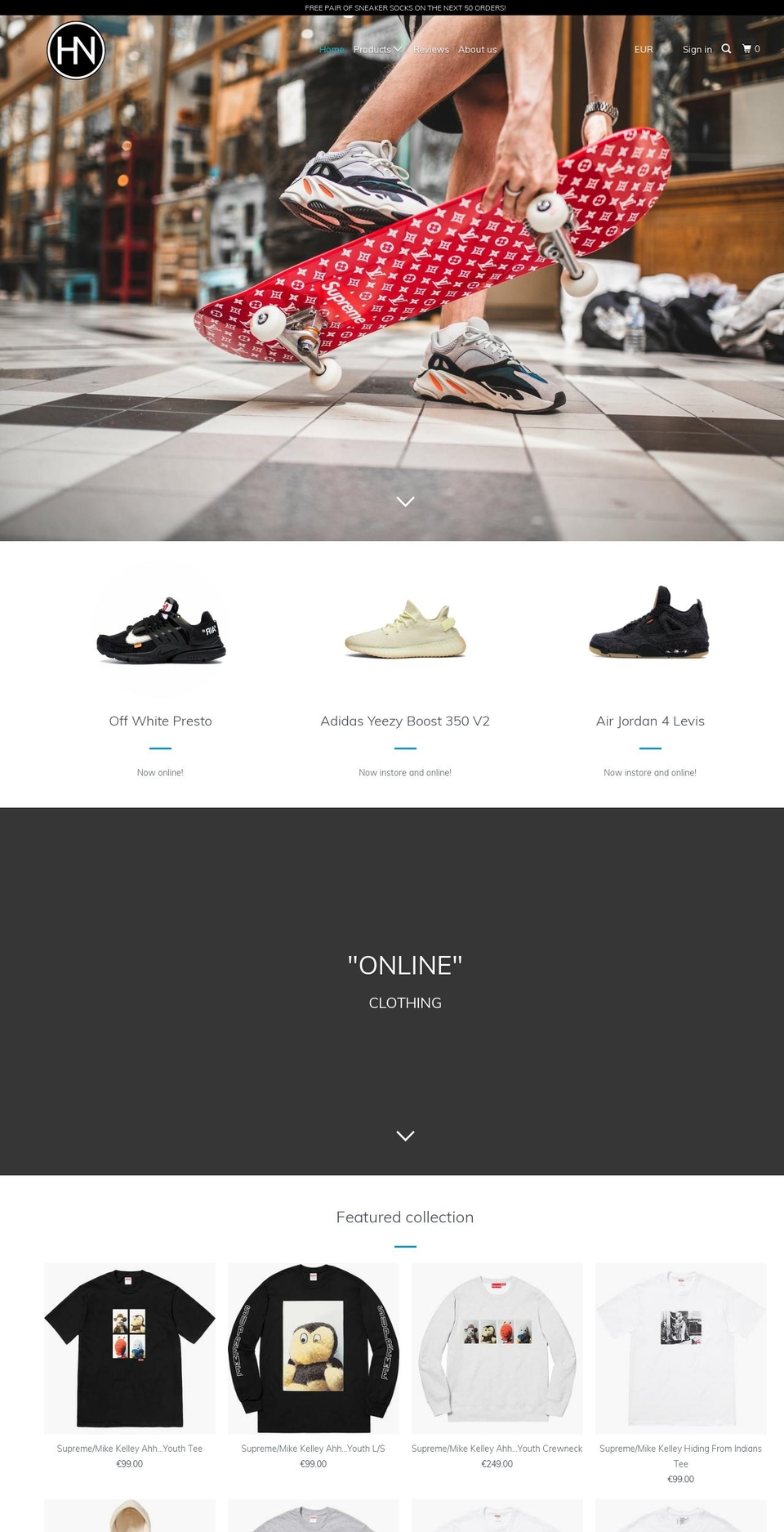 hypeneedz.com shopify website screenshot