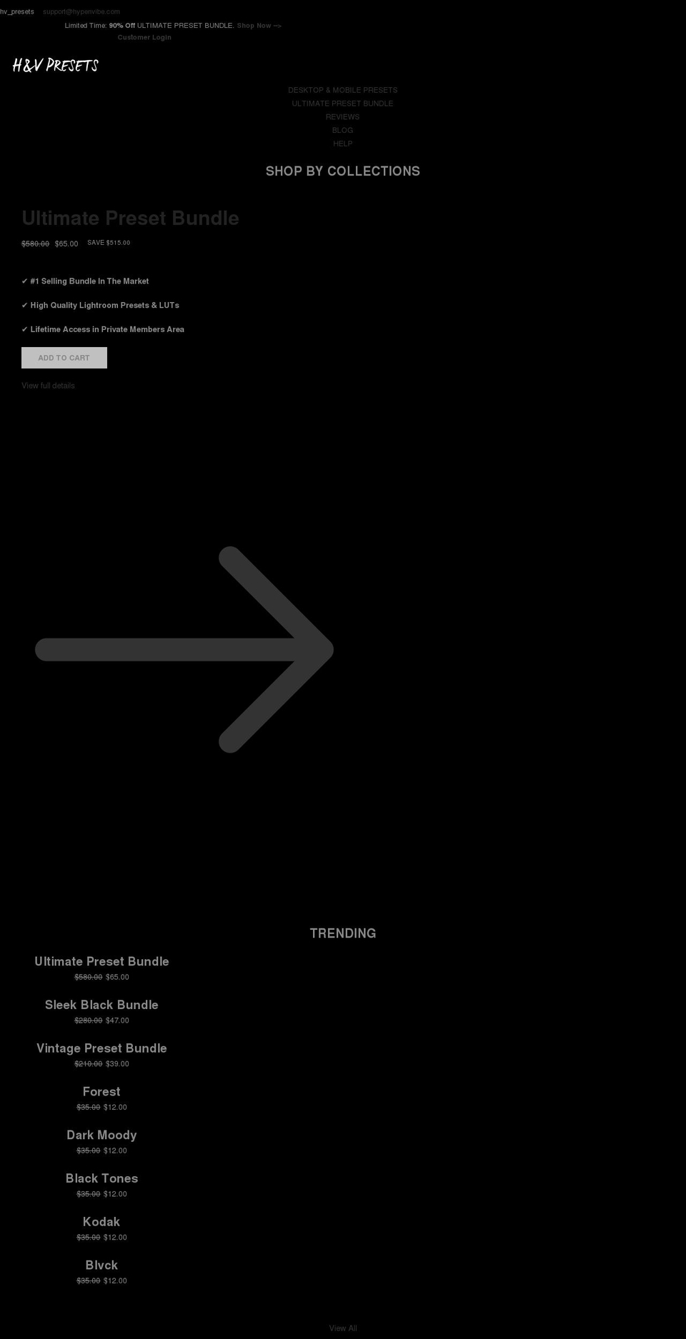 hypenvibe.com shopify website screenshot