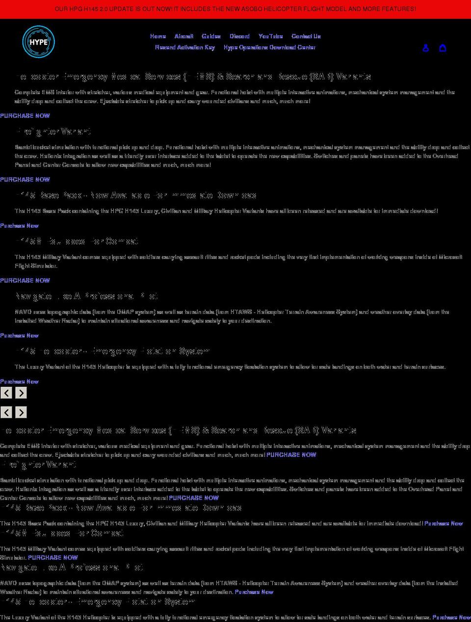 hypeperformancegroup.com shopify website screenshot