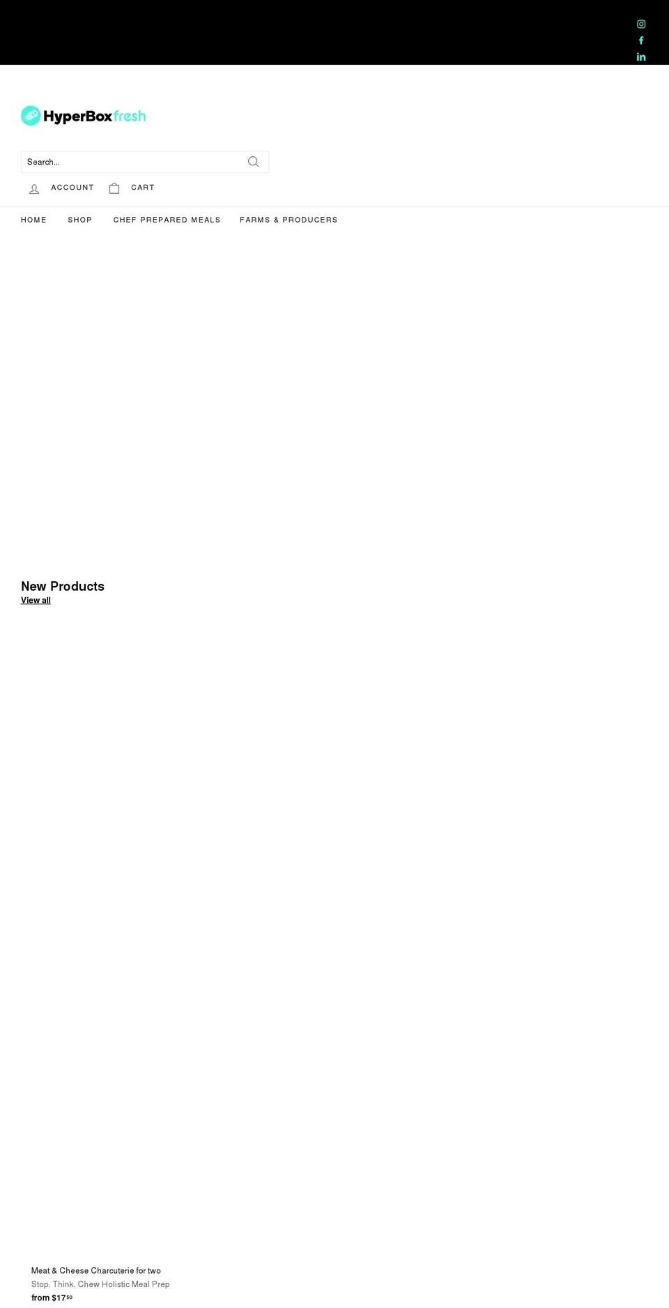 hyperboxfresh.com shopify website screenshot