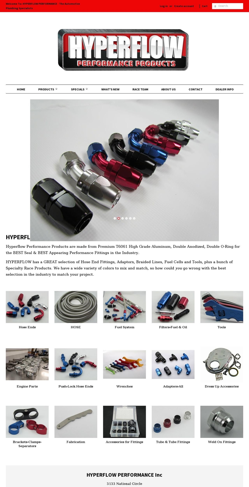 hyperflowperformance.com shopify website screenshot