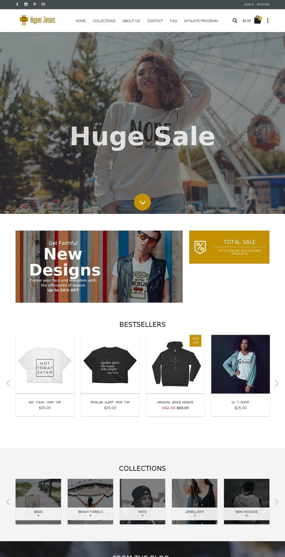 welldone-v1-6-4 Shopify theme site example hyperjesus.com