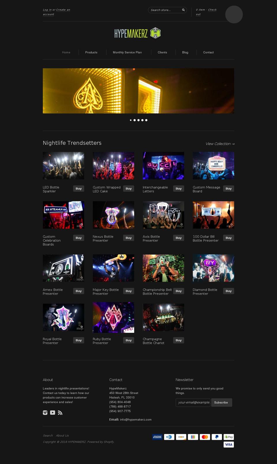 hypermakerz.com — Shopify storefront screenshot