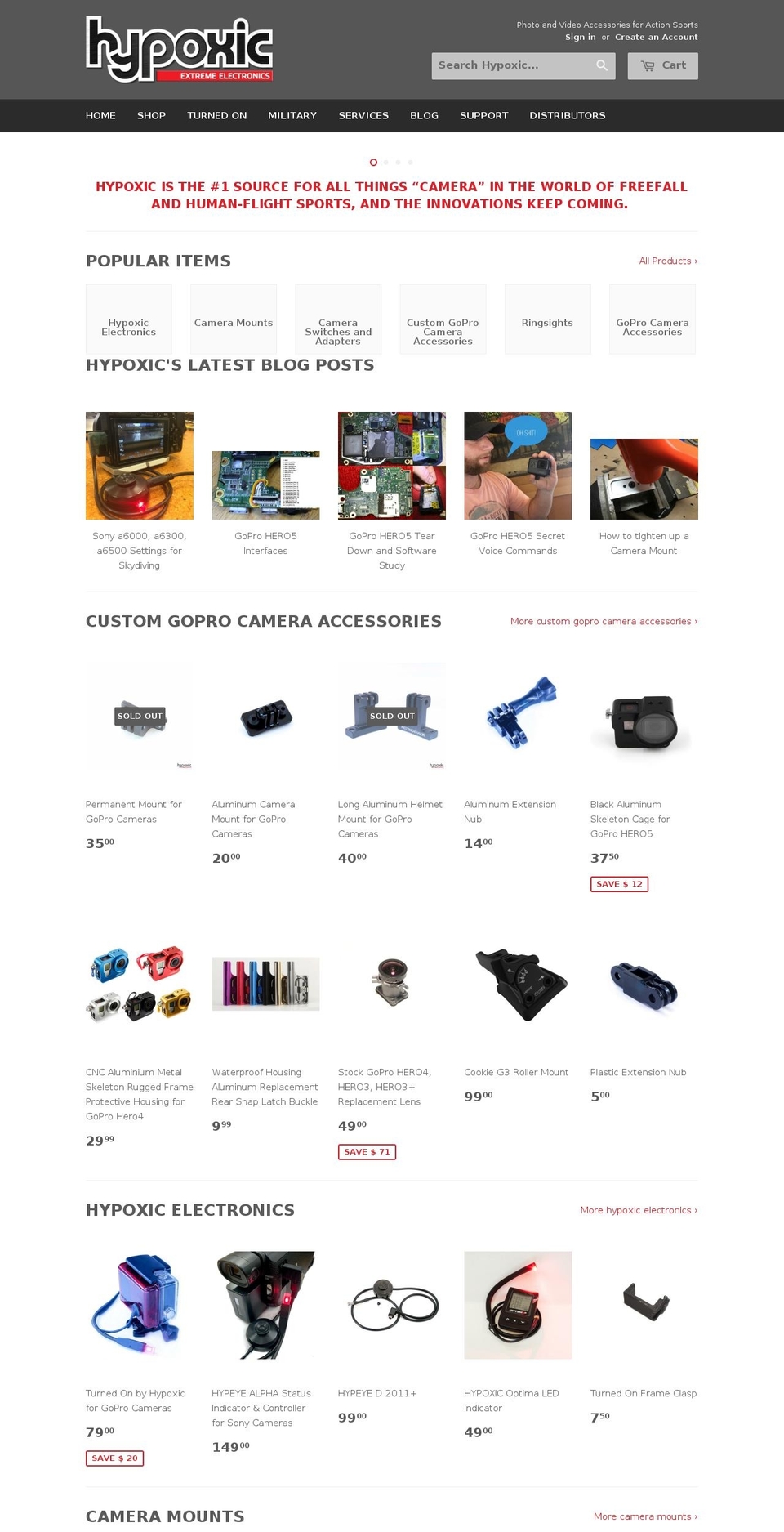 hypeyedpro.com shopify website screenshot
