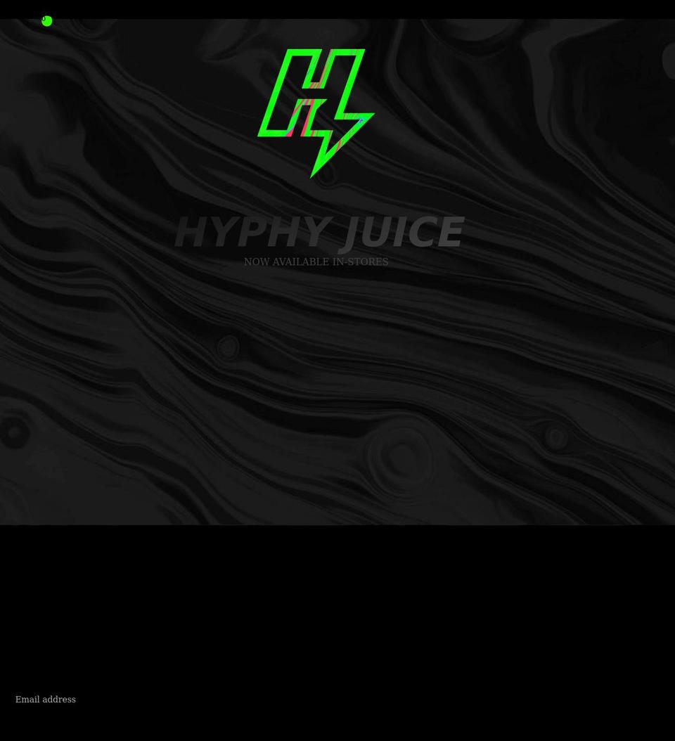 hyphyjuice.com shopify website screenshot