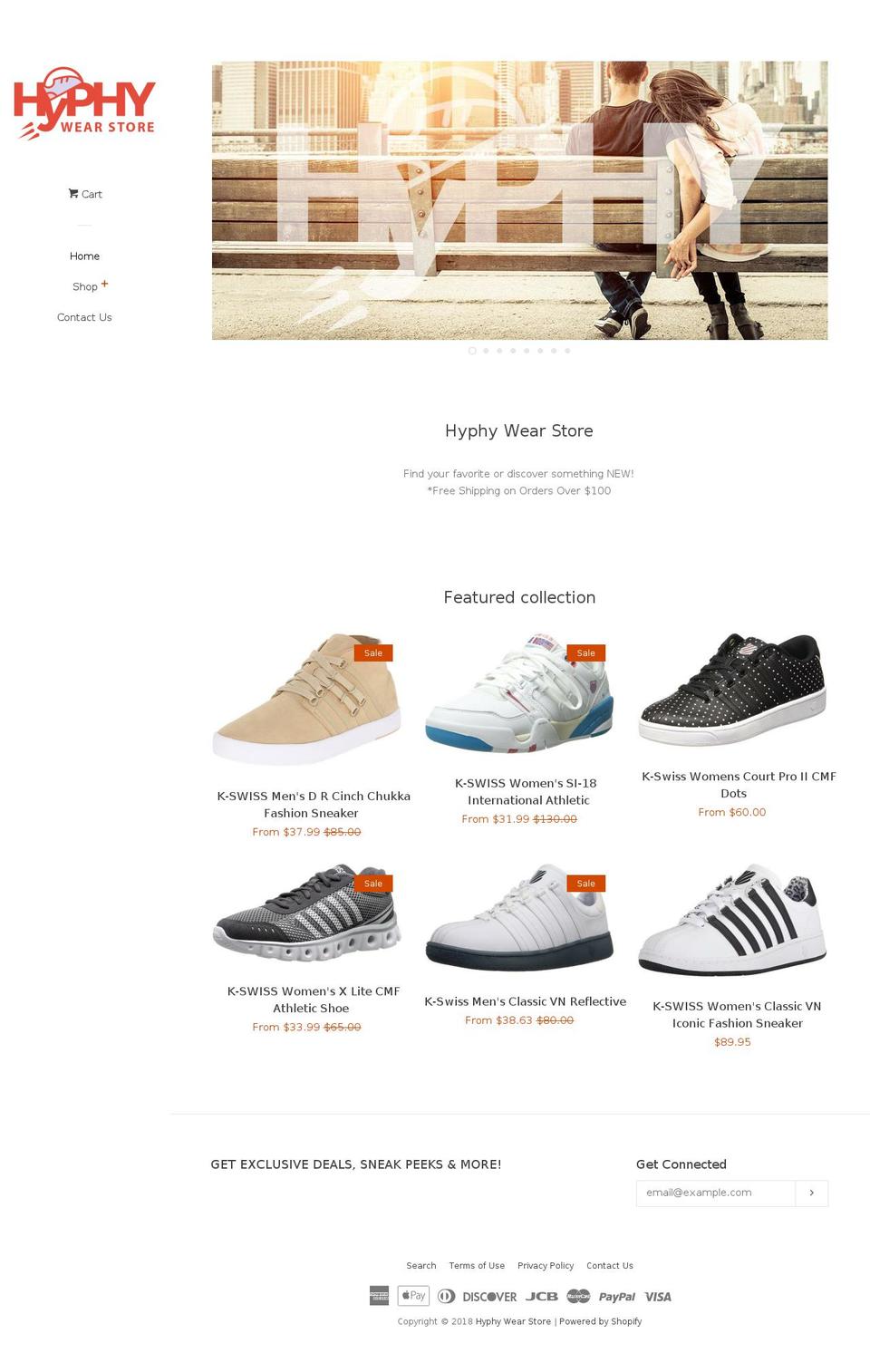 hyphywearstore.com — Shopify storefront screenshot