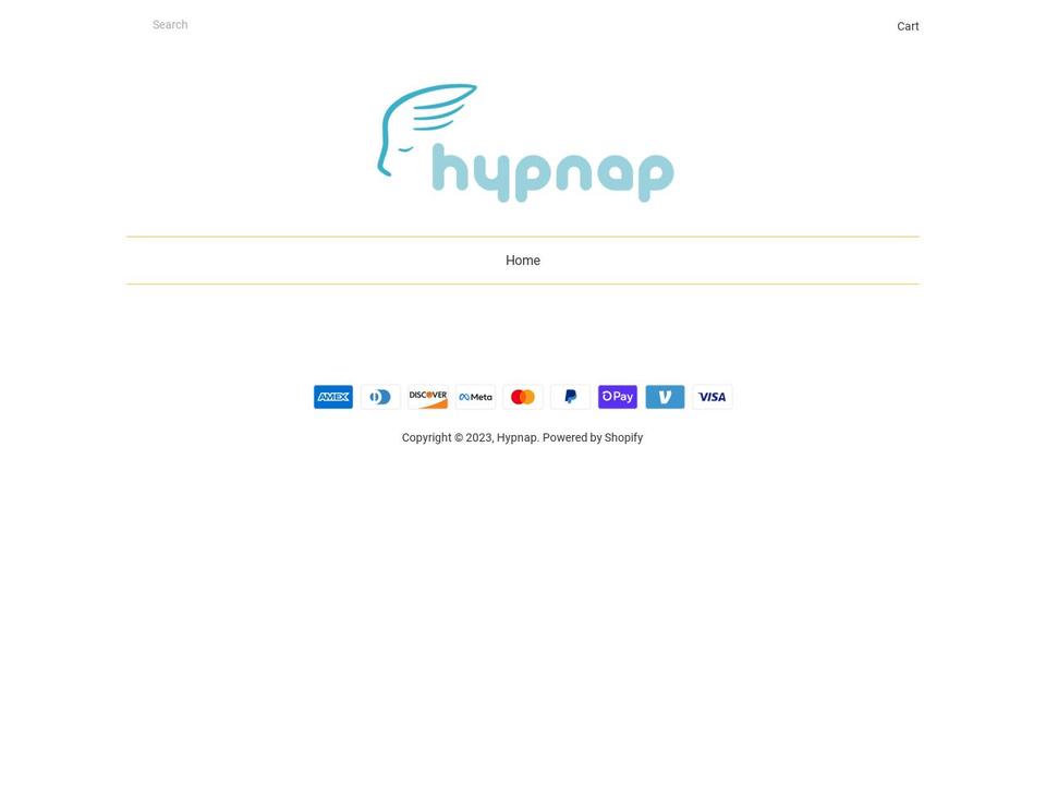 hypnap.myshopify.com shopify website screenshot