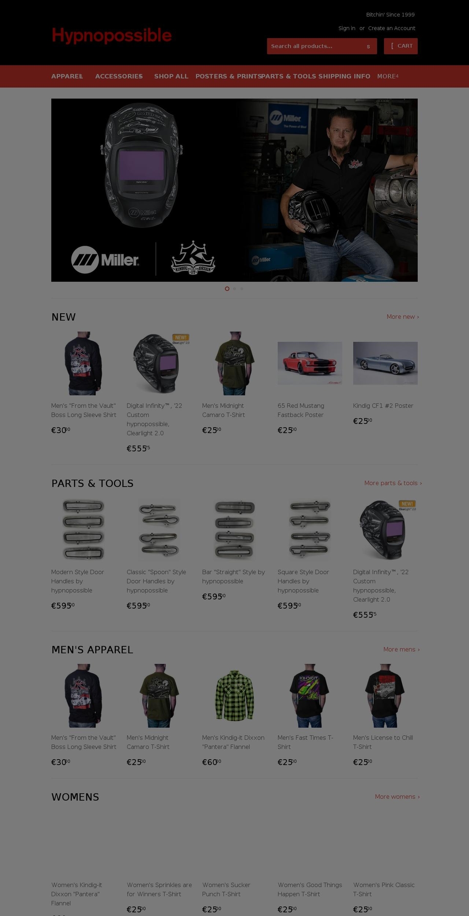 New Store Front Shopify theme site example hypnopossible.com