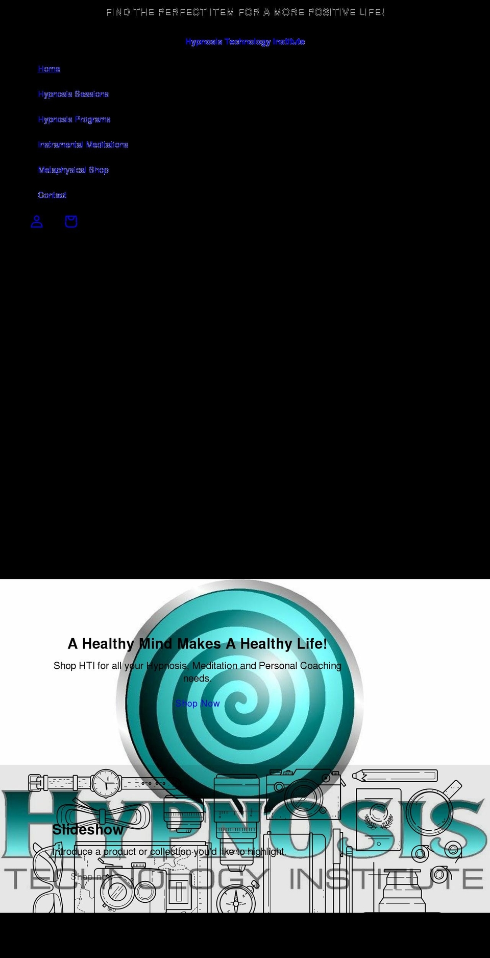 hypnotechinst.com shopify website screenshot