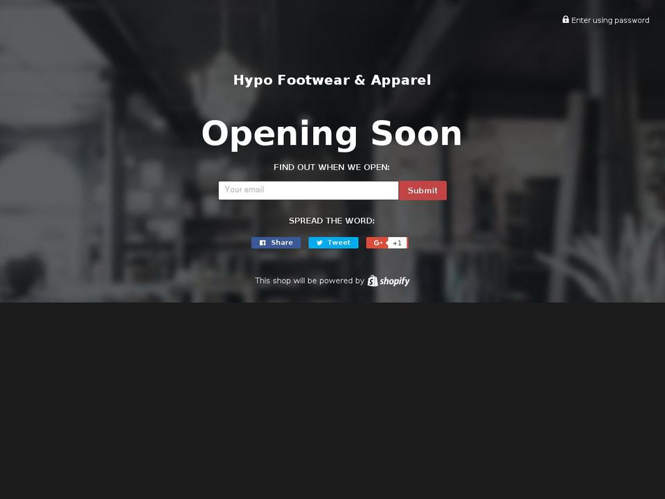 hypocompany.com shopify website screenshot