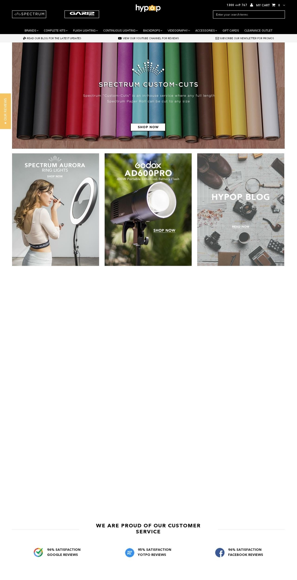 hypop.com.au shopify website screenshot