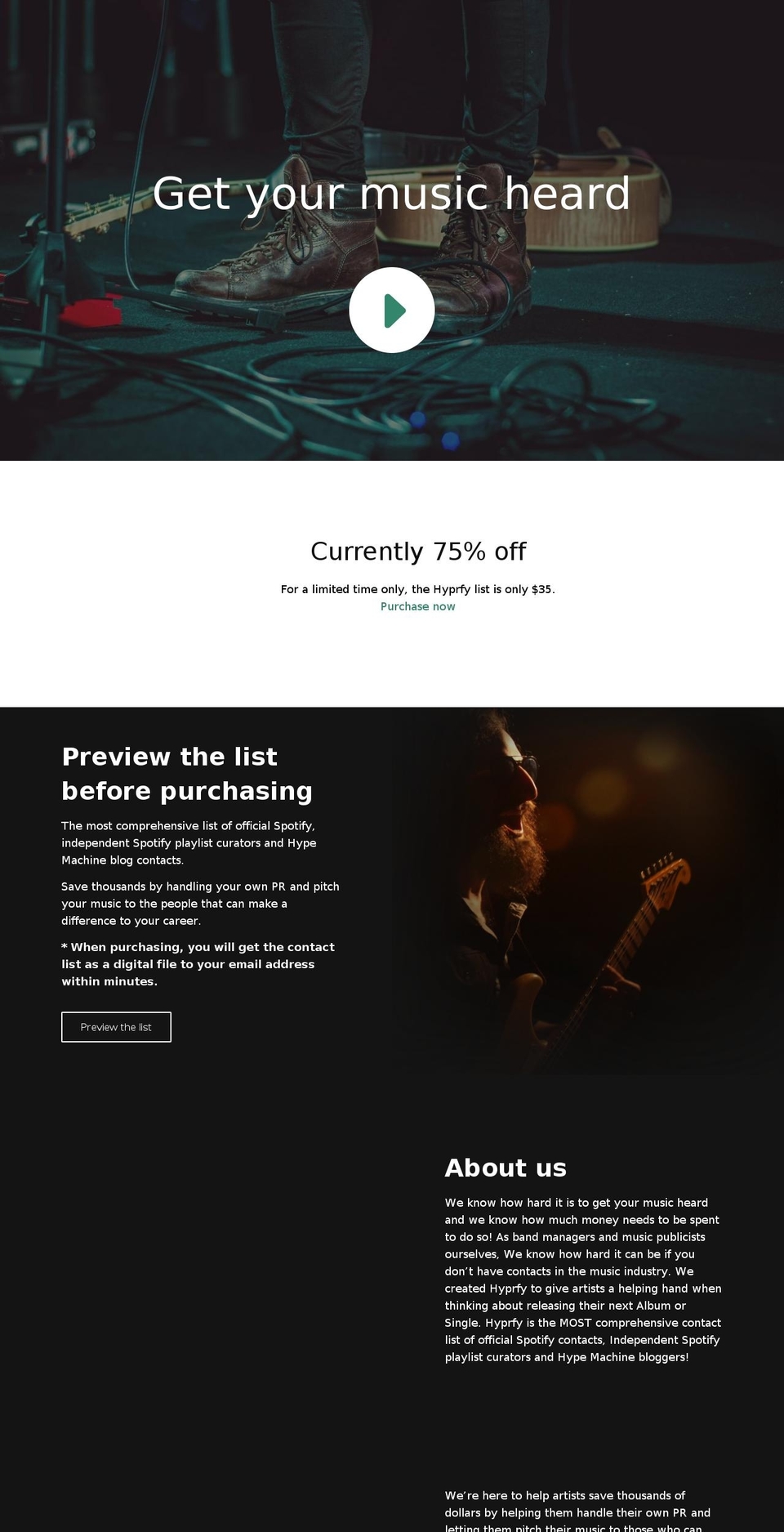 hyprfy.com — Shopify storefront screenshot