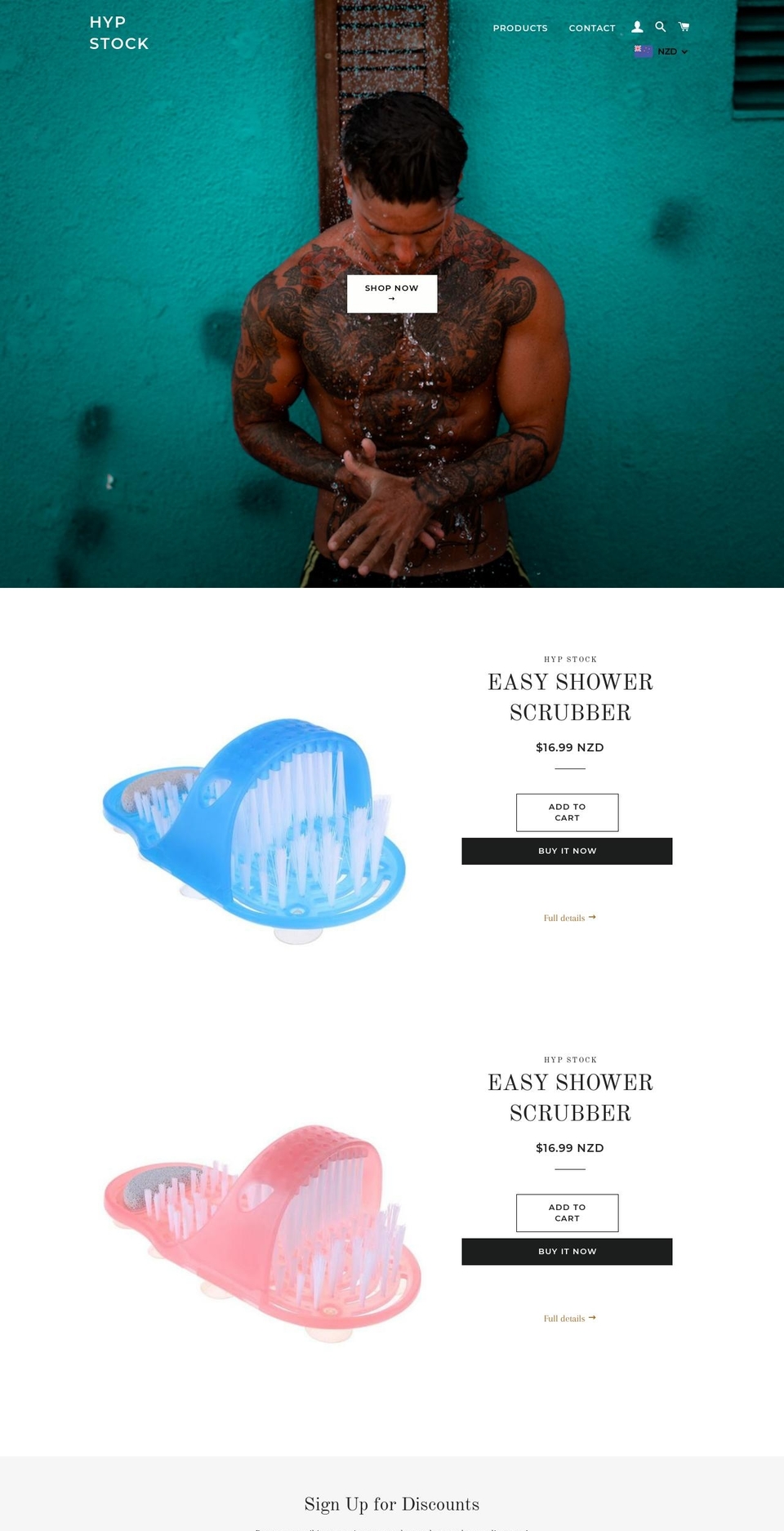 hypstock.com — Shopify storefront screenshot