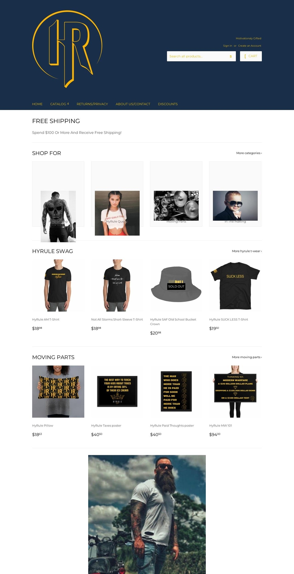 hyrulesolutions.com shopify website screenshot