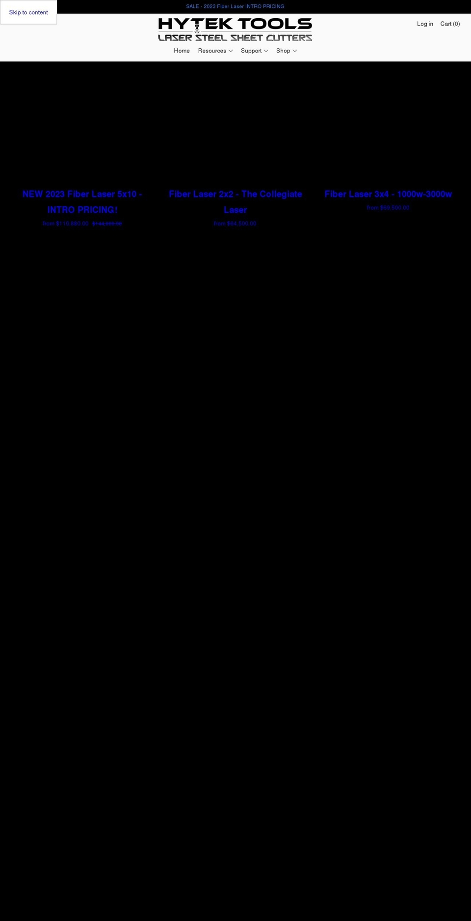 hytektools.com shopify website screenshot